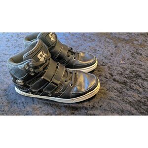 Vlado Men's Knight Black Leather Mid Lace-Up Top Sneaker Shoes Size 6 Streetwear